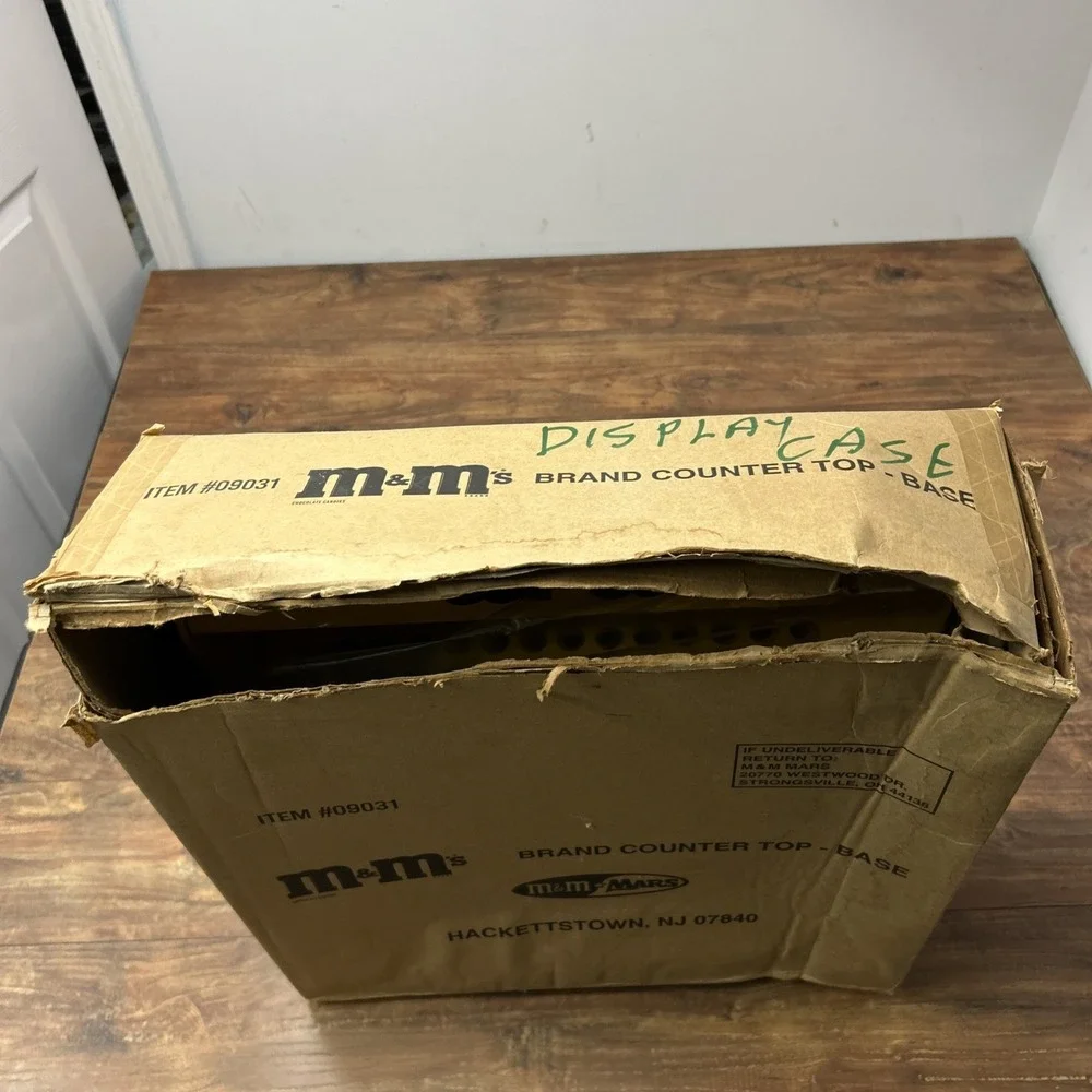 Vintage M&M Countertop Store Display Rack Candy Holder 1996 New/w Open‎ Box